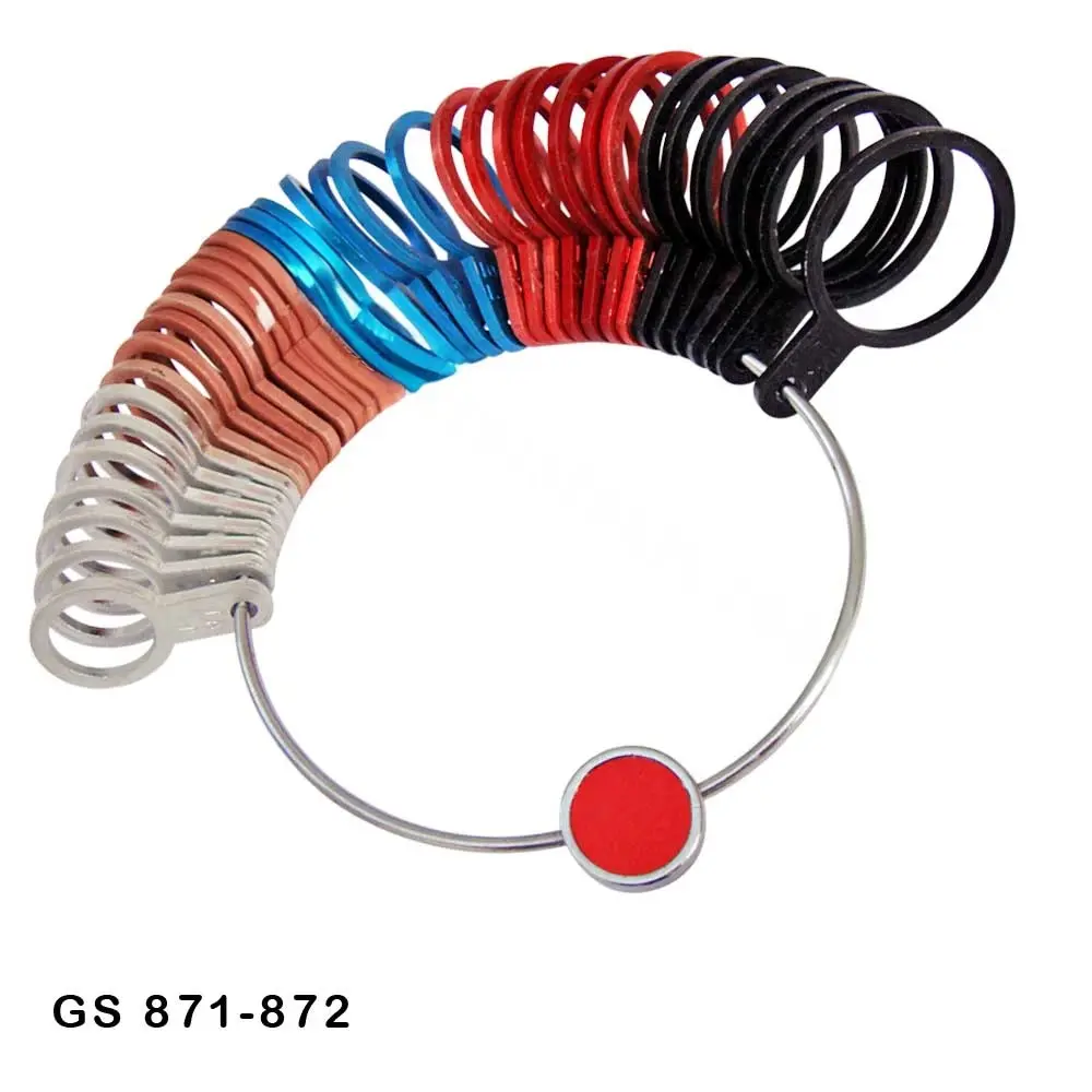 [28anica] Anillos medidores metal color GS871