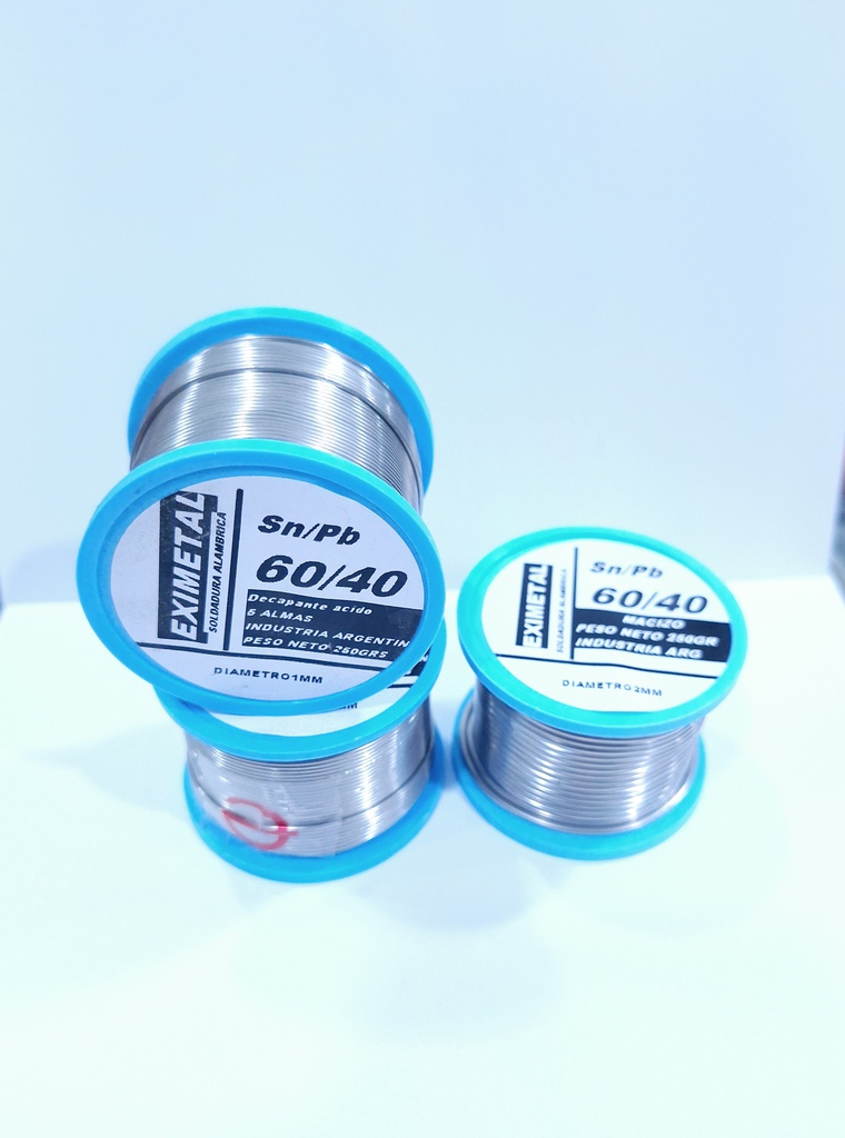 Estaño 60/40 alambre - 1/2 kilo (copia)