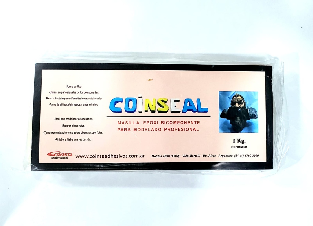 [31masepCS1] Masilla epoxi COINSA x Kg COIN SEAL