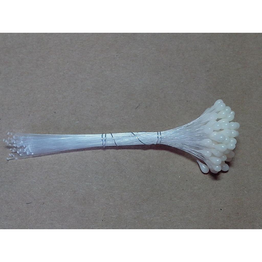 Pistilo simple largo GIGANTE Blanco - Gruesa (72u-6doc.)