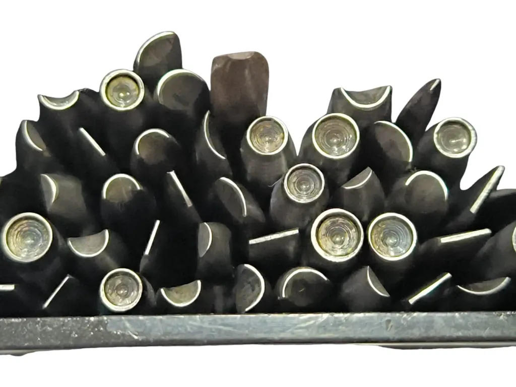 [26cumecin1] cuños cincelar metal uñas/textura