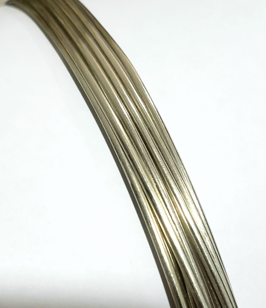 [12alpmed2x1kg] Alambre 1/2 caña Alpaca 2 X 1