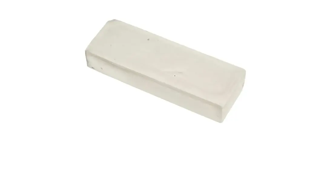 Pasta de pulir / brillo  pan chico Blanca (125 grs. Aprox)