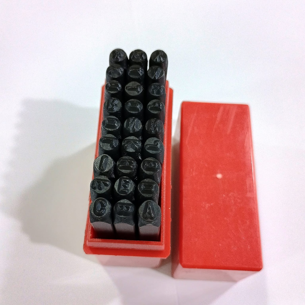 letra estampar 3 mm roja