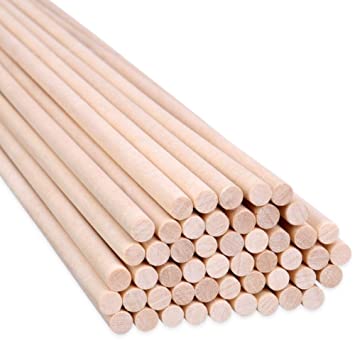 [15va12u] Varilla madera 12mm x 1 Metro
